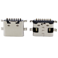 Connecteur Type C 8 broches personnalisé en gros, remplacement pour TE Molex JST USB SMT, port de charge femelle 8p, port de charge Type C