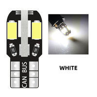 Super Bright T10 LED plaque d'immatriculation lumière largeur lampe liseuse 5730 8 puce 8smd petite voiture intérieur Led ampoule