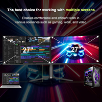 Monitor Lcd curvo para juegos 5K de 49 pulgadas, 1ms, 120/180/240Hz, sincronización adaptativa/Pantalla de PC con luz azul baja con soporte de elevación y giratorio