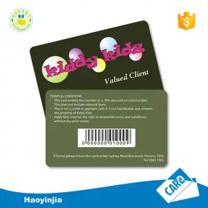 Impresión UV de alta calidad cambio único código de barras QR membresía tarjeta de regalo VIP