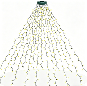 Filet lumineux <span class=keywords><strong>LED</strong></span> pour <span class=keywords><strong>sapin</strong></span> de Noël, 400/280 <span class=keywords><strong>LED</strong></span> multicolores blanc chaud, 8 brins de 2 m, installation facile, éclairage pour <span class=keywords><strong>sapin</strong></span> de Noël - Product Image 6