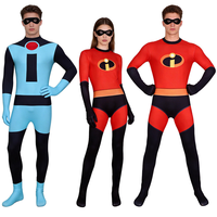 Erwachsenen-Superhelden-Bodysuits TV-Film-Kostüme Halloween-Cosplay-Aufführungen Karneval Oster-Jumpsuit Unisex