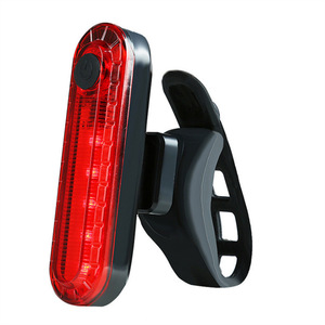 Luz trasera para bicicleta Antuke 056, luz LED de seguridad recargable por USB roja con 4 modos para conducción nocturna, accesorio para ciclismo - Product Image 4