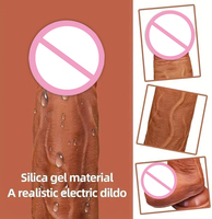Vibrateurs Pénétrants pour Femmes, Masturbateurs, Jouets Sexuels, Vente Chaude, Télécommande, Silicone Liquide Chauffant, Réaliste, Doux, Dildo Clitoridien