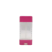 Stick déodorant K Resin 113ml/4OZ, contenant ovale blanc en PP avec ouverture facile, lotion pour les aisselles, modèle KP771J113, marque KAIPEI
