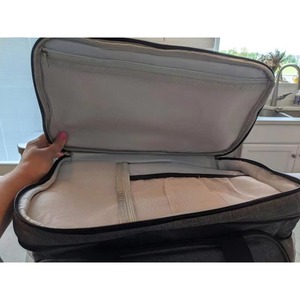 Échantillon gratuit de sac de transport pour animaux de compagnie, approuvé par les compagnies aériennes, sac de transport pour petit chien, pliable, portable, boîte de voyage pour chien - Product Image 5
