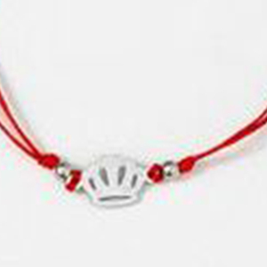 กำไลข้อเท้าสแตนเลสมงกุฎ pulsera สร้อยข้อมือสายสีแดงทำด้วยมือเครื่องรางป้องกันเครื่องประดับที่มีเสน่ห์ - Product Image 2