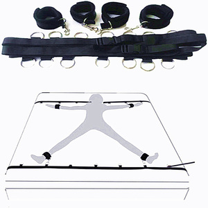 Jouets sexuels BDSM, jeux érotiques, équipement de bondage, fouet, menottes, produits SM pour adultes, pour femmes et couples, pour le lit - Product Image 2