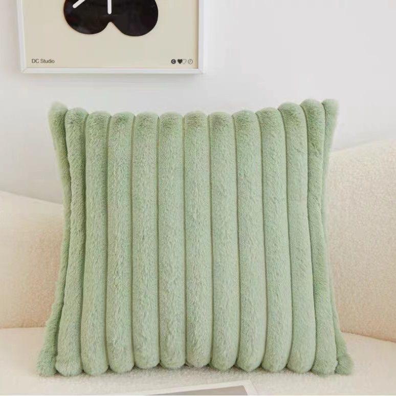 Funda de almohada verde