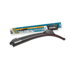 Ricambi Auto Multi Fit spazzole tergicristallo piatte parabrezza anteriore con 18 adattatori su misura Box LOW MOQ Hybrid spazzole tergicristallo - Product Image 1