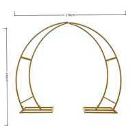 Arche de mariage en fer forgé en forme de corne, décoration de fond de porte et de corne en ivoire, accessoires de mariage, décoration de cérémonie
