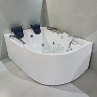 Baignoire jacuzzi moderne OEM, fabrication directe d'usine, acrylique de haute qualité et améliorations en option pour une utilisation à domicile pour 2 personnes