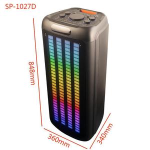 Altoparlante Moderno per Feste, Portatile Wireless con Doppi Woofer da 10 Pollici, Amplificatori Stereo con Supporto - Product Image 6