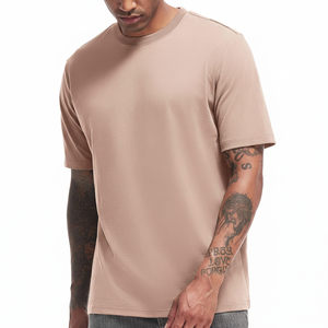 Men's Sports T-<b>Shirt</b> Comfortable 100% Cotton with Digital Printed Pattern Custom Logo <b>White</b> <b>Plain</b> Color - Product Image 2