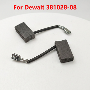 Balais de charbon 381028-08 pour <span class=keywords><strong>Dewalt</strong></span> DW708 DW716 DW368 DW703 DW717 DW718 Pièces de rechange - Product Image 1