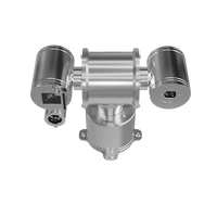 Caméra PTZ à double spectre anti-explosion Suangsi, résolution thermique 400x300 et lumière visible 400W, IP68, acier inoxydable 304