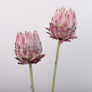 Fleur artificielle nordique unique en plastique et soie, haute simulation, pour décoration de mariage et de maison - Product Image 2