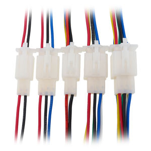 ชุดขั้วต่อสายเคเบิลตัวผู้/ตัวเมีย2/<span class=keywords><strong>3</strong></span>/4/6/9พินชุดขั้วต่อสายไนล่อนทองแดง5A 2.8มม. - Product Image 1