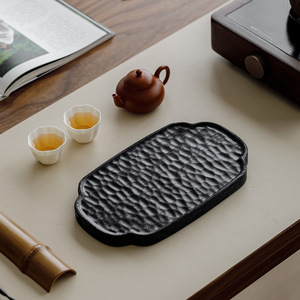 Guanlan Carbonized Walnut Wood <b>Tea</b> <b>Tray</b> Irregular Shape Dry Brewing Table For Kung Fu <b>Tea</b> Sets - Product Image 4