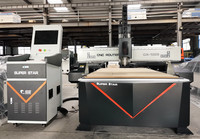 SUPERSTAR 1325 2030 Cnc Router MDF 3D Grabado Corte PVC MFD Máquina cortadora de PVC