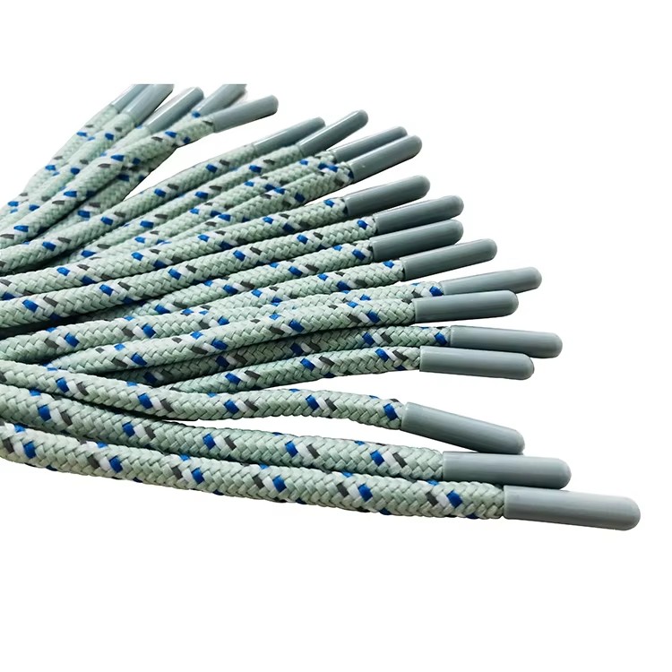 Customisable Multiple Styles Colors Polyester Reflective Round Long Woven Hoodie Draw String
