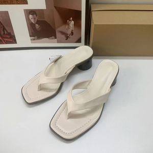 Nuovi Arrivi: Sandali <span class=keywords><strong>Donna</strong></span> alla Moda con Tacco Grosso e Punta Quadrata, Versatili e Facili da Indossare - Product Image 4