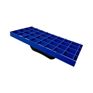 Rabot à plâtre en acier à grille dentelée pour maçonnerie et plaques de plâtre, idéal pour racler et lisser les surfaces 283x146mm - Product Image 6