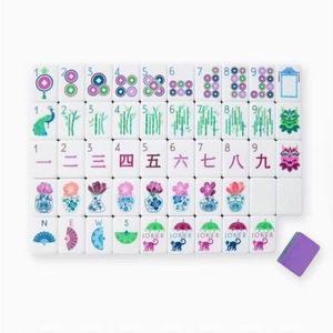 Fichas de Mahjong Acrílicas Púrpuras de Lujo de 4 Capas - Portátiles, de Alta Calidad, TOGYE Unisex, Oh My Mahjong - Product Image 2