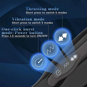 Gobelet de masturbation pour homme, simulation vaginale, vibration télescopique, stimulation du pénis, jouets sexuels pour <span class=keywords><strong>moi</strong></span> - Product Image 2