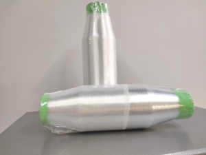 SM acy pha trộn sợi 20/75 30/75 40/75 polyester bao phủ Spandex cho áo len may & đan chống vi khuẩn chống mài mòn - Product Image 2