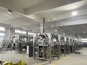 KenHigh Servo kontrol yüksek hızlı VFFS patates kızartması çikolata kurutulmuş meyve üzüm makarna atıştırmalık paketleme makinesi