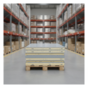 Panel Sándwich para Techo, Panel Sándwich con Interior de <span class=keywords><strong>Madera</strong></span>, Paneles Sándwich Aislantes para Cámaras Frigoríficas - Product Image 4
