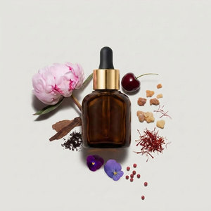 Mingsheng - Botella de Vidrio Ámbar de Lujo de 30 ml con Gotero, Mini Botella Vacía de 2 oz, Esmerilada, para Perfume, Suero, Aceite Capilar - Product Image 6