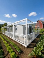 Maison conteneur extensible de 20 pieds, préfabriquée, 2 chambres, mini-maison prête à l'emploi, cabane modulaire habitable