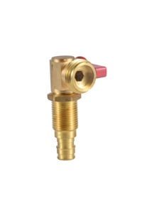 Válvula de bola MHT de 1/2 pulgadas F1960 <span class=keywords><strong>Wirsbo</strong></span> Pex X de 3/4 pulgadas con mango azul y rojo para lavadora de ropa, grifo de baño - Product Image 4