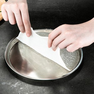 Bandeja redonda de acero inoxidable para servir y servir, bandeja para el desayuno, decoración elegante de granja, platos para servir, bandeja para platos - Product Image 2