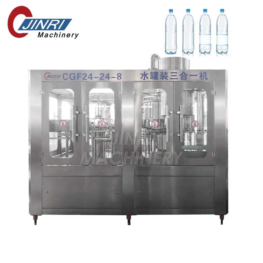 4000-16000BPH Fully Automatic Drinking Water Making Jinripack Machine Plastic Bottle Filling Production Line