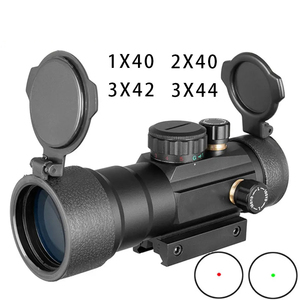 Visor Óptico Compacto de 3x44 mm con Luz Roja y Verde y Base Dual de 11/20 mm para Observación Panorámica al Aire Libre y Uso en Campo - Product Image 3