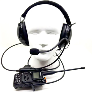 Protección auditiva de bloqueo de ruido de auriculares tácticos con micrófono para casco Airsoft sin reducción activa de ruido con montaje en riel - Product Image 3