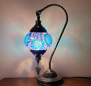 Turkish Mosaic Swan Neck DIY Desk Lamp Kit with Flexible LED Dimmable for Adult & Child Activities Home Night Light - Product Image 6