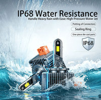 Faros Delanteros LED D10 para Automóvil, Gran Venta 2026, 220W, Tubos de Cobre en U Blancos, D1 D2 D3 D4 D5 D8, Canbus, IP68, Impermeables, Lámpara Automotriz para Autos