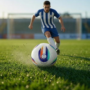 Pallone da Calcio Impermeabile in Pelle PU Termosaldata Morbida Taglia 5 Durevole per Sport di Squadra Modello Football-11 400-440g con Logo Personalizzato - Product Image 3