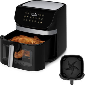 Wholesale Customizable 8L Stainless Steel Smart <b>Air</b> <b>Fryer</b> Touchscreen Control Non-Stick Surface Overheat Household - Product Image 1