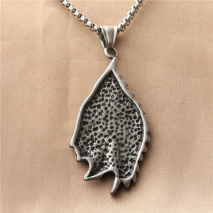 Yunnique Collier Pendentif Amérindien en Acier Inoxydable pour Homme, Style Rétro, Motif Visage Géométrique 190170 - Product Image 2