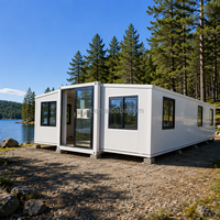Maison conteneur extensible avec structure à déploiement rapide pour les camps de construction, l'hébergement du personnel et les projets de location