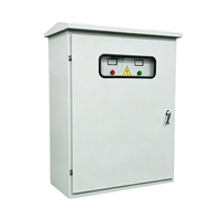 Caja de Control ATS de Doble Fuente IP55, 8 Circuitos, Gabinete de Transferencia Automática/Manual para Equipos Industriales
