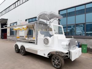Traditional Royal <b>Trailer</b> Hearse Hearse White Funeral Carriage Luxury Gold Decor Burial Car for Professional Funerals - Product Image 1