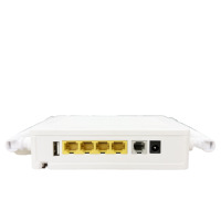 F663NV3A ONU XPON GPON EPON Berkualitas Tinggi 1GE 3FE 1USB 1TEL WiFi 2.4G Single Band 12V 1A ONT untuk FTTH