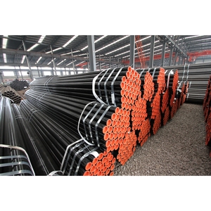 Tuyau en acier au carbone noir ERW ASTM A53 Grade A, tube <span class=keywords><strong>rond</strong></span>, prix d'usine, 6 m pour pipeline de fluides - Product Image 3