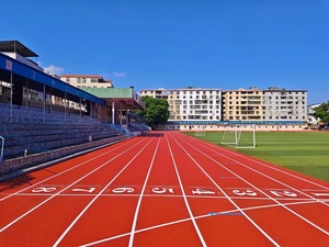 Suelo deportivo de PU completo ecológico INOLP, materiales no tóxicos reciclados, certificado sostenible para pista de atletismo - Product Image 6